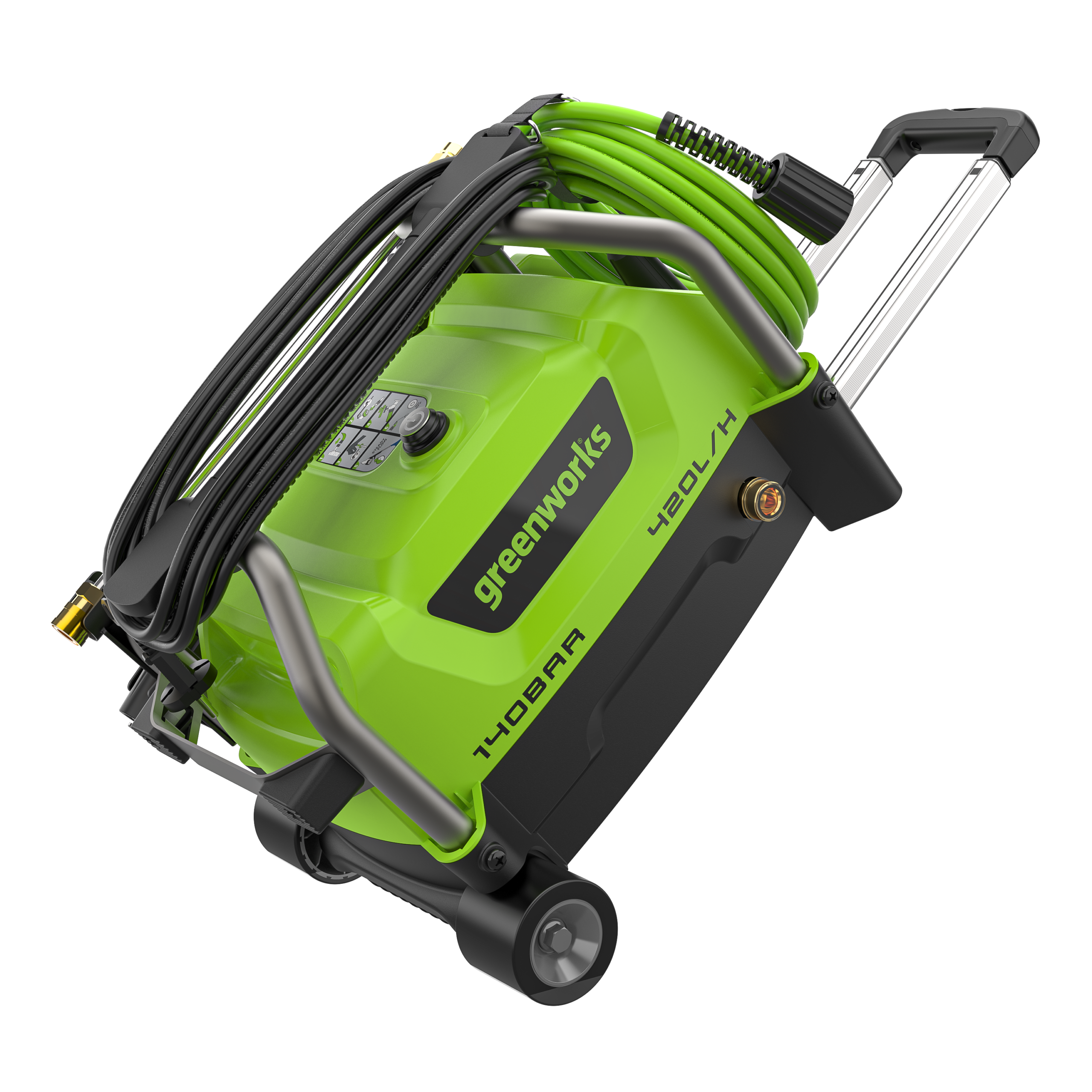 Мойка высокого давления Greenworks PW3140: увеличенная мощность и расширенная комплектация для сложных задач