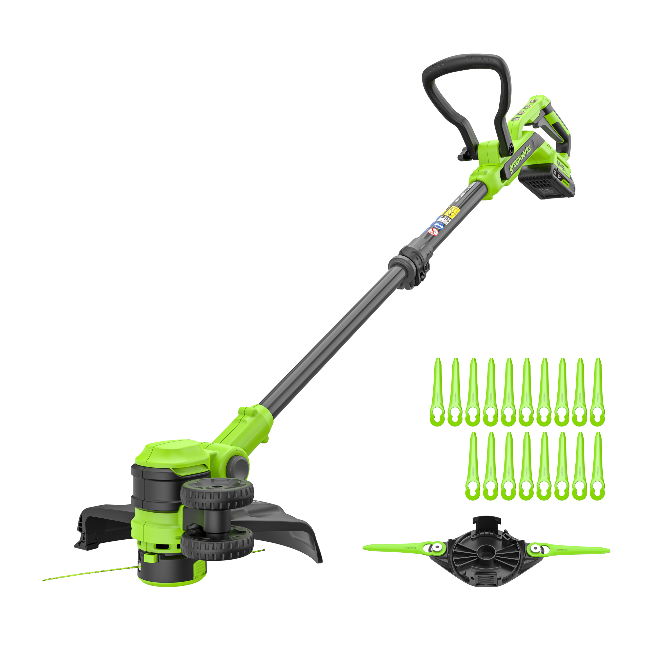 Greenworks ST3002 — триммер и кромкорез в одном инструменте для идеального газона