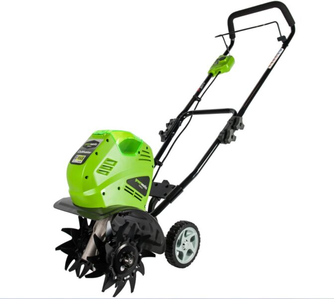 Культиватор аккумуляторный GREENWORKS G40TL. Обзор: плюсы и минусы
