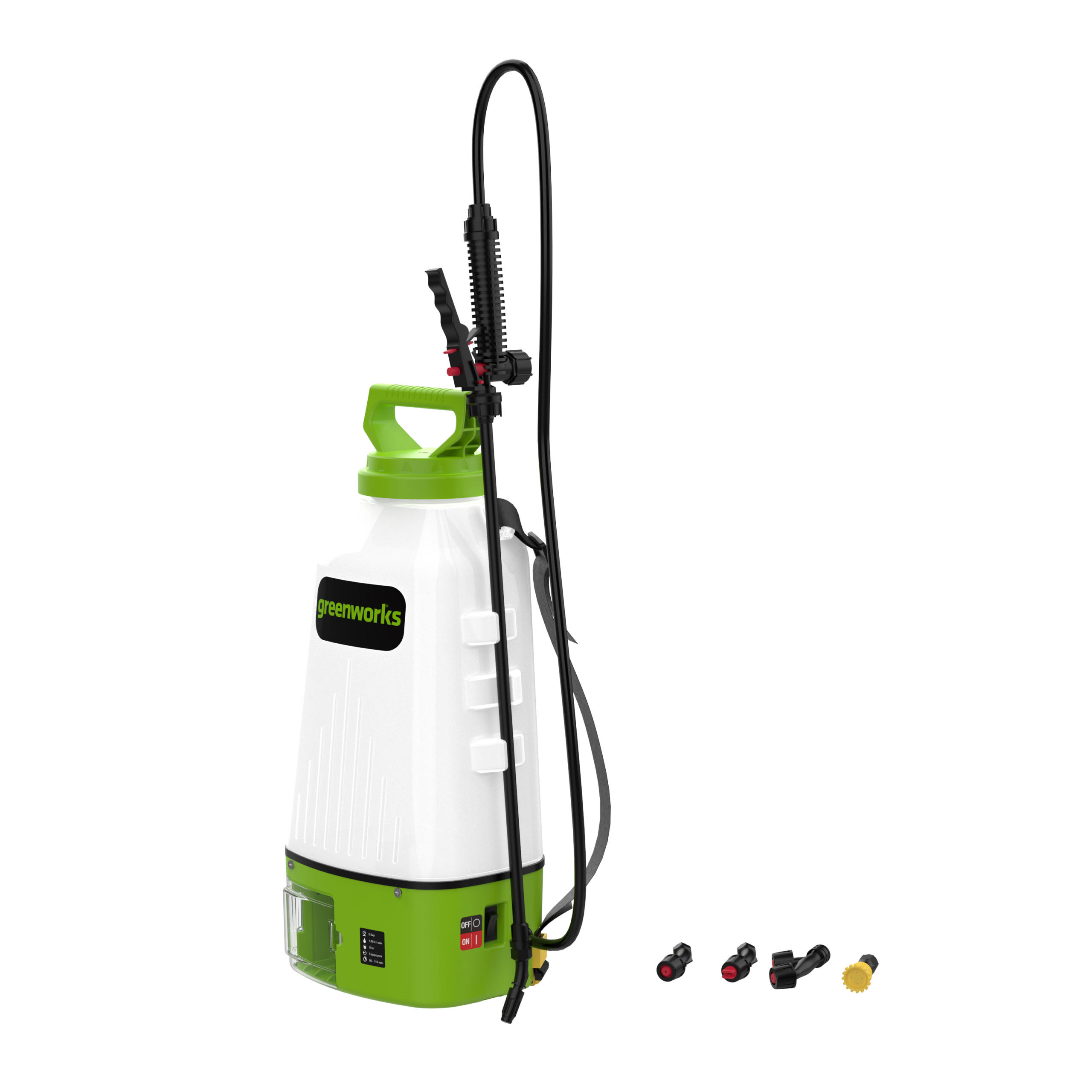 Опрыскиватель аккумуляторный Greenworks BPS2410: компактная мощность для точной обработки растений
