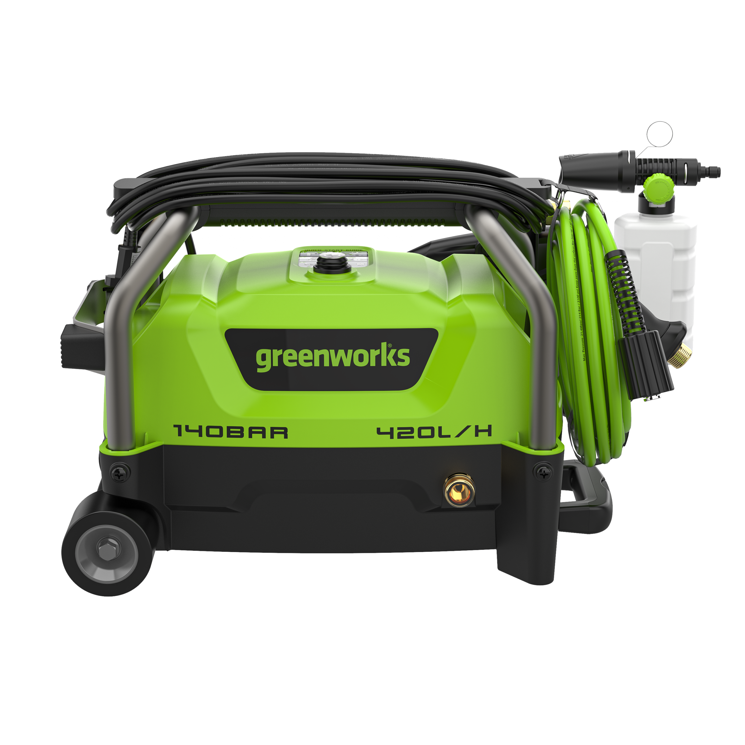 Мойки высокого давления Greenworks PW5130 и PW3140: надежность, мощность и продуманная эргономика для любых задач