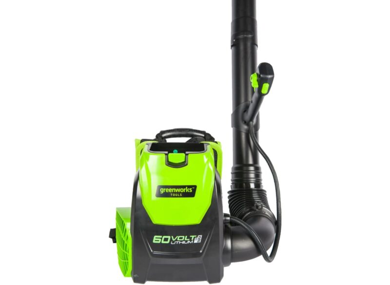 Ранцевая аккумуляторная воздуходувка Greenworks GD60BPB 60V. Обзор: плюсы и минусы